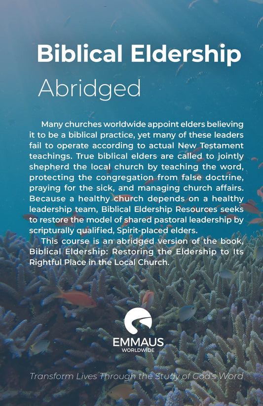 Biblical Eldership