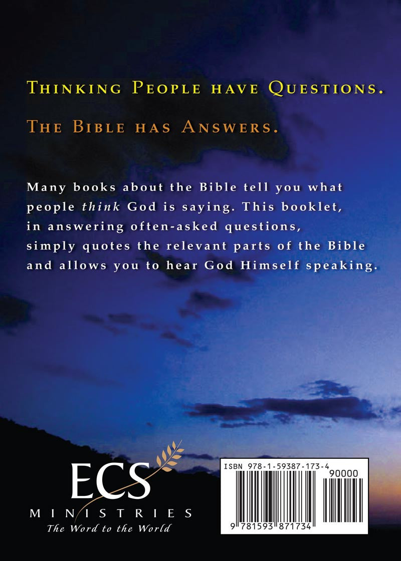 God's Answers to Man's Questions