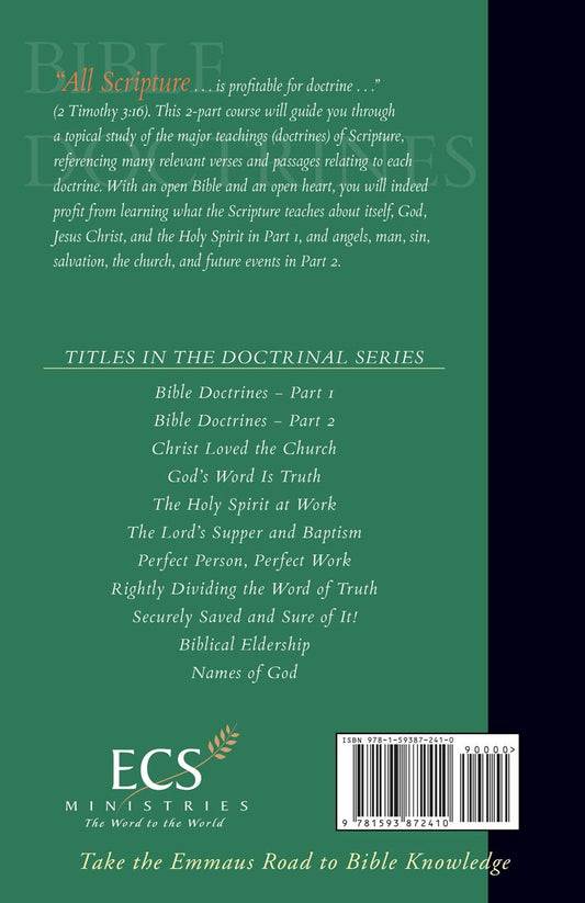 Bible Doctrines – Part 2