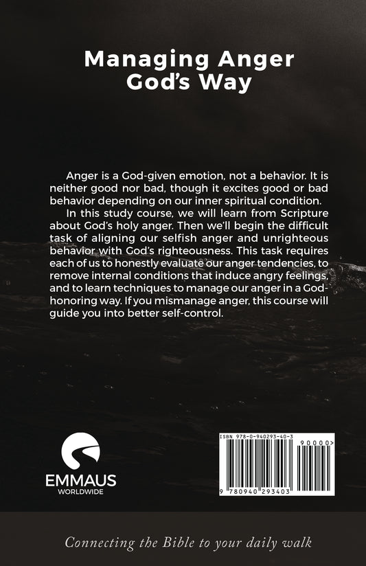 Managing Anger God's Way