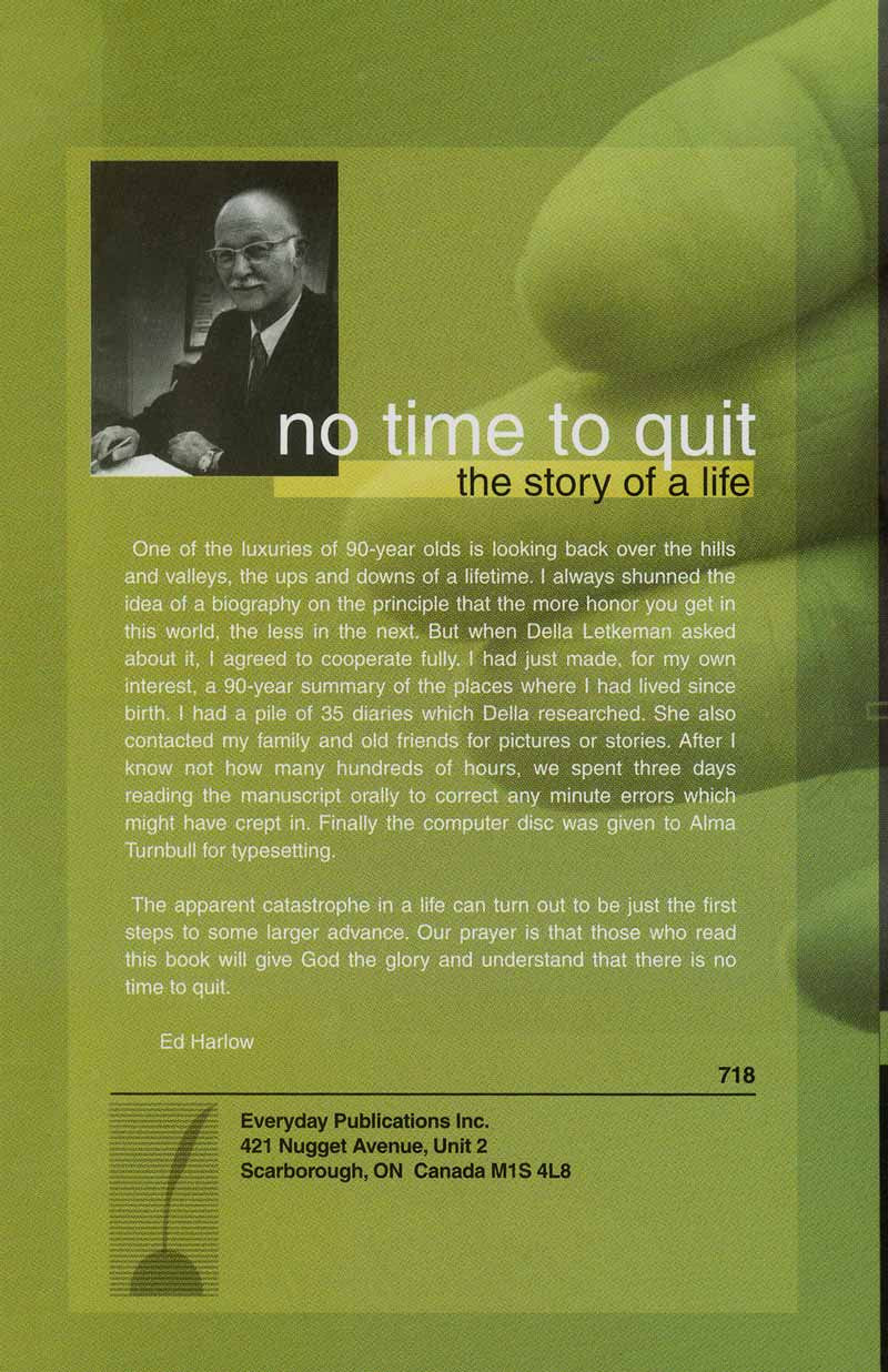 No Time to Quit