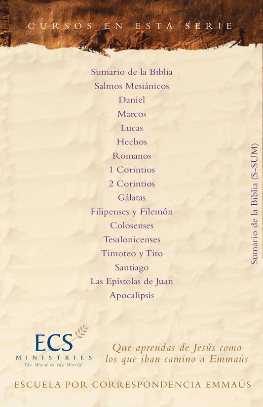 Sumario de la Biblia