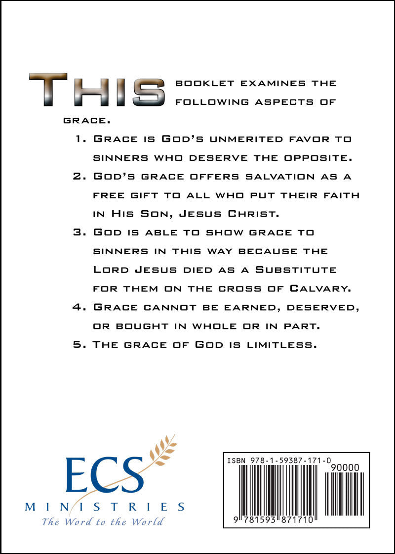 The Grace of God in Salvation