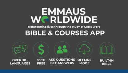 Emmaus Bible Courses App Cards (25 Pack)