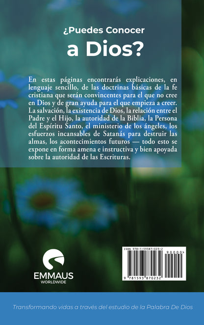 ¿Puedes Conocer A Dios?