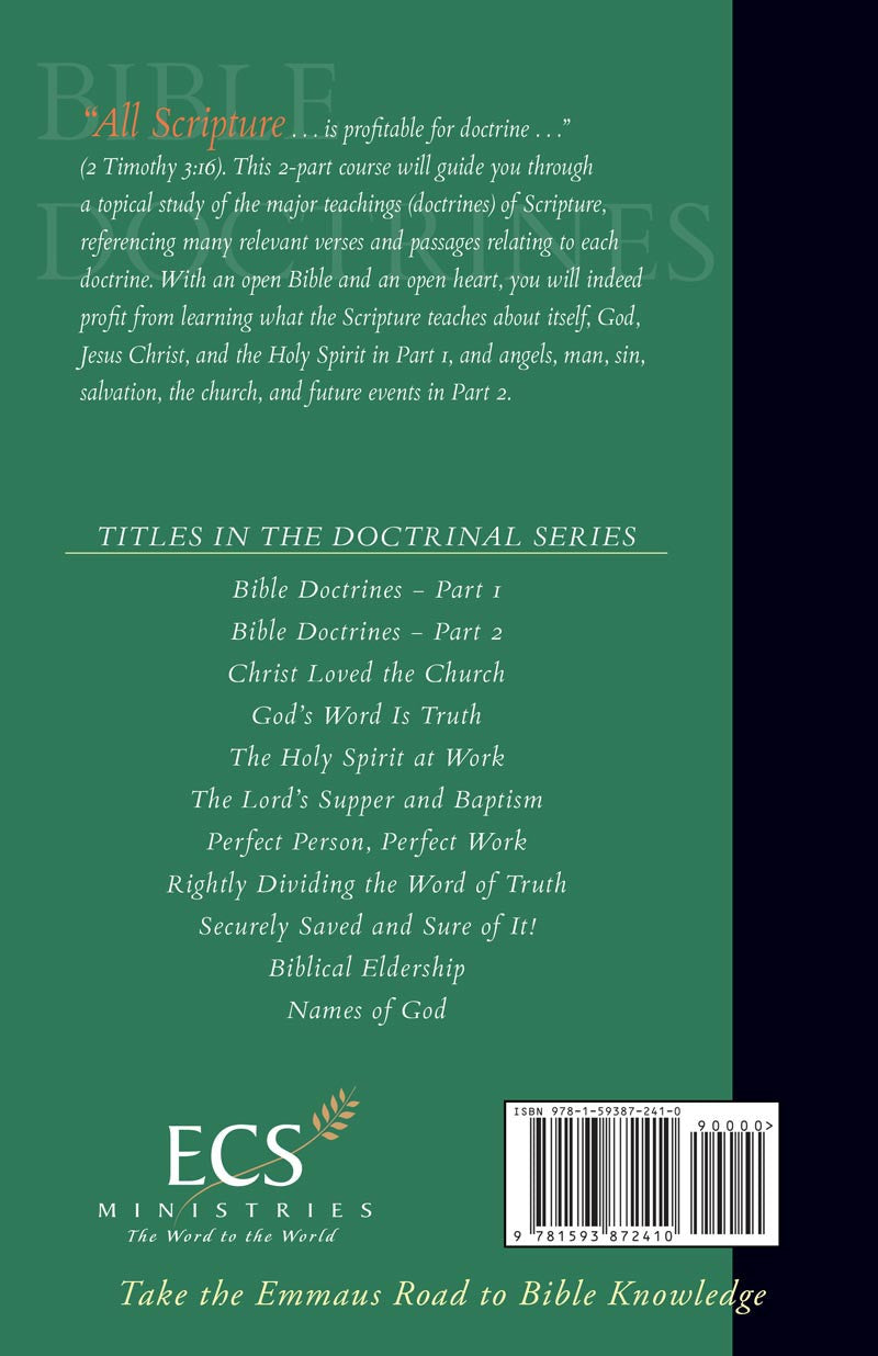 Bible Doctrines – Part 2
