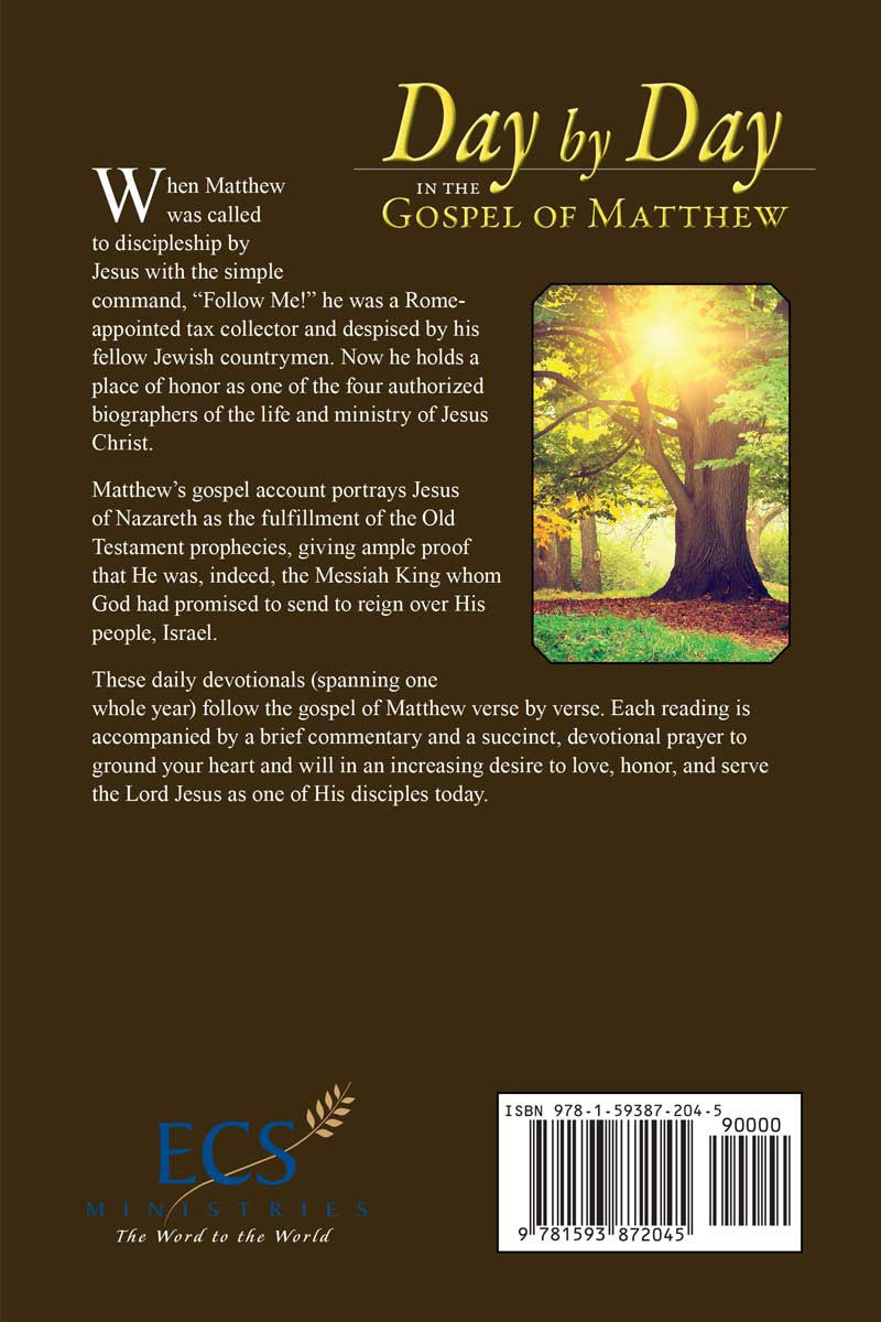 Day by Day in the Gospel of Matthew