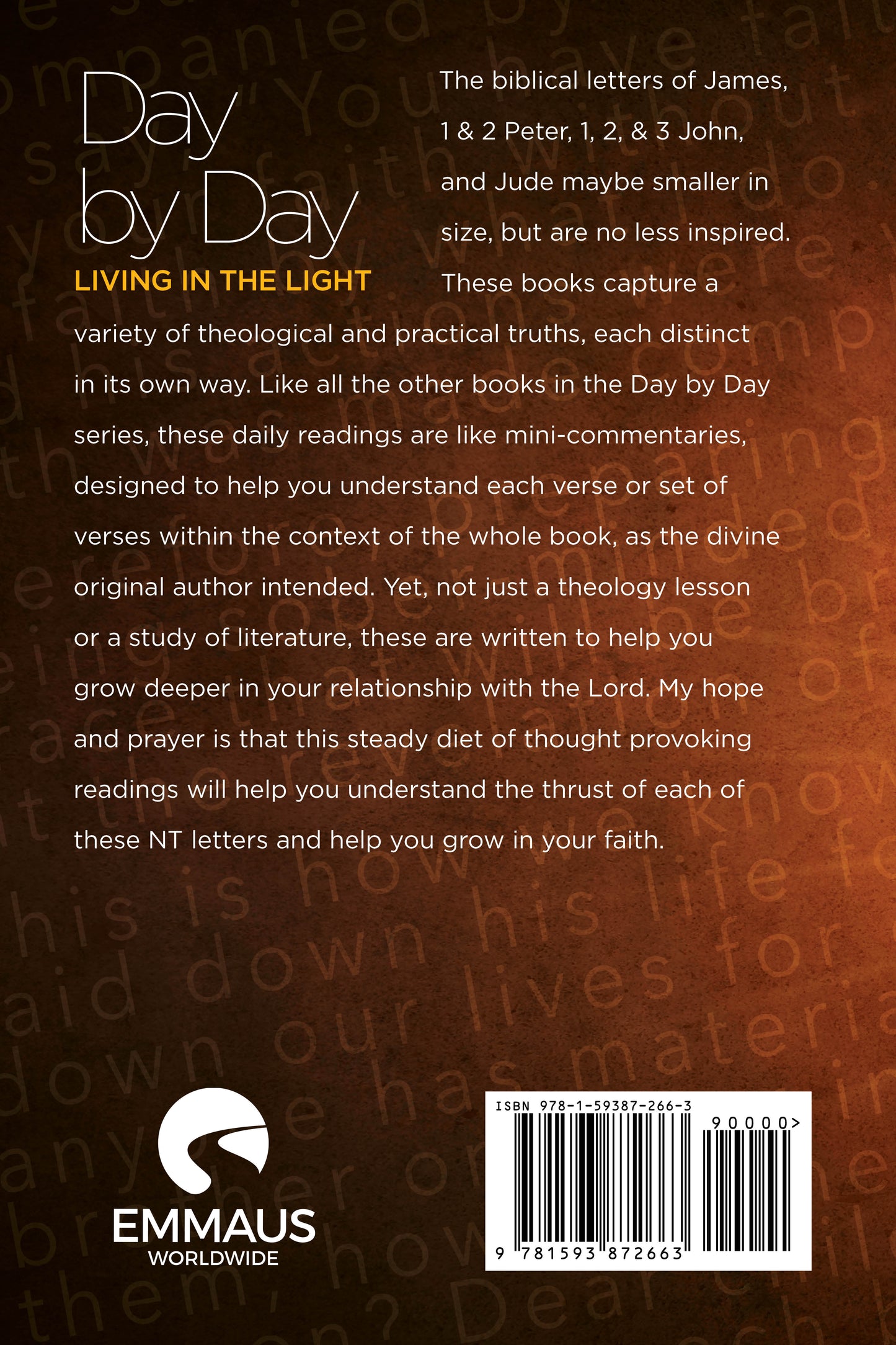 Day By Day: Living in the Light