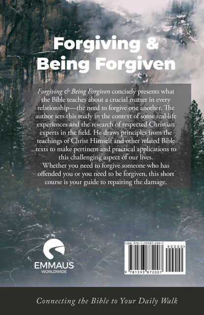 Forgiving & Being Forgiven