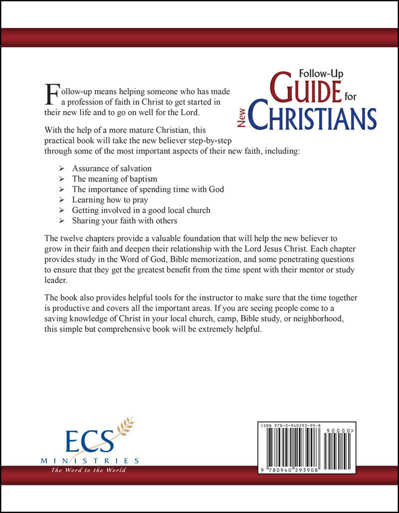 Follow-Up Guide for New Christians