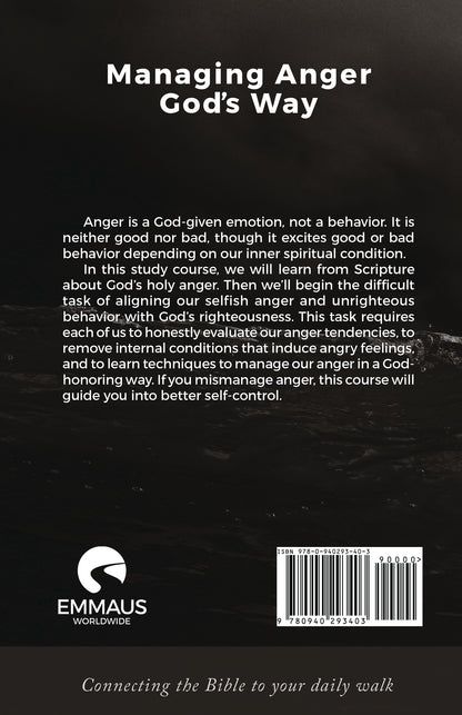 Managing Anger God's Way