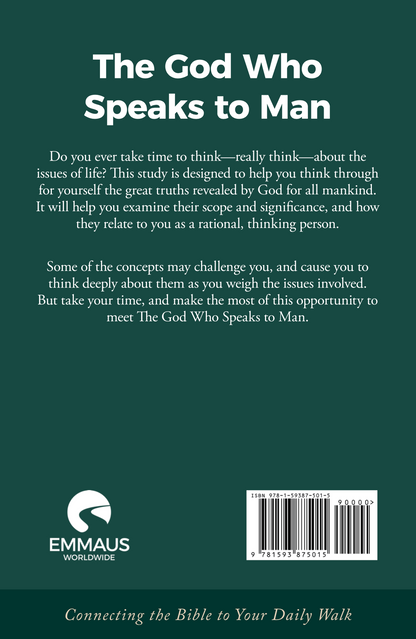 The God Who Speaks to Man