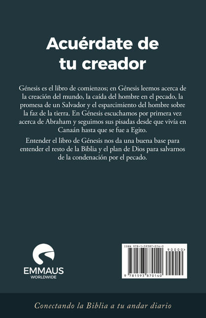 Acuérdate de tu Creador