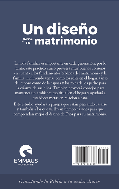 Un diseño para tu matrimonio