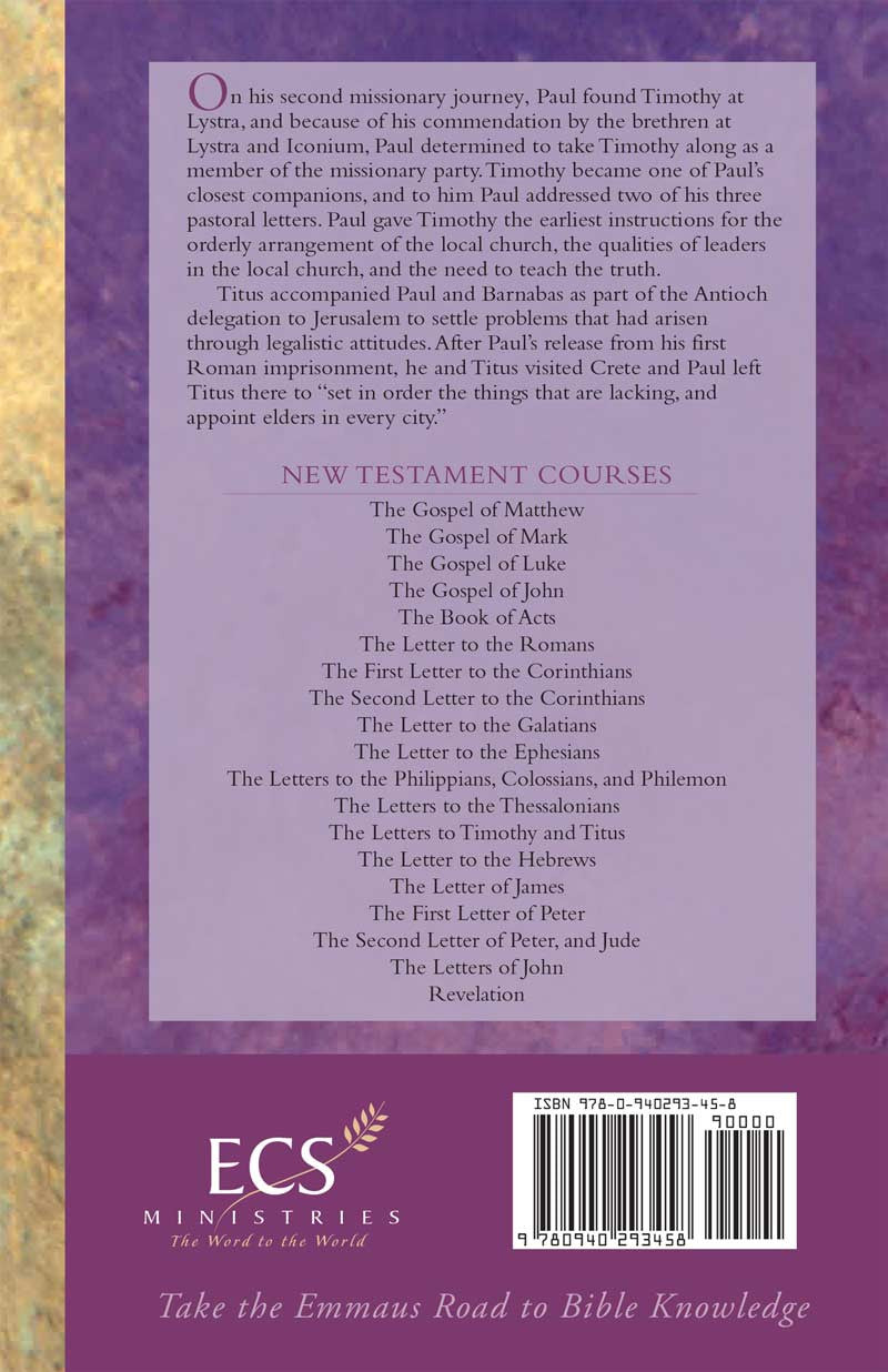The Letters to Timothy and Titus