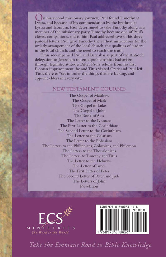 The Letters to Timothy and Titus