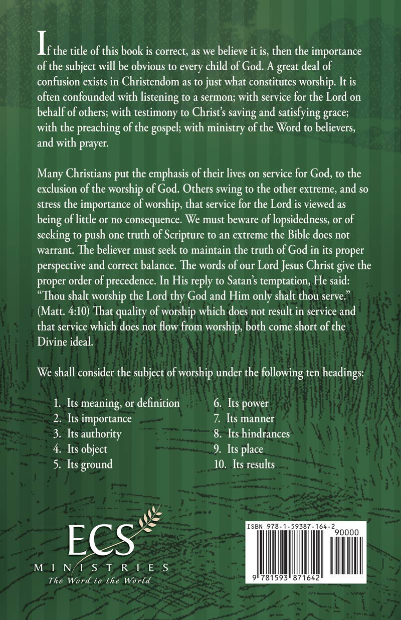 Worship: The Christian's Highest Occupation